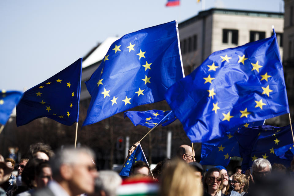 A pro-EU protest in Berlin (Getty)