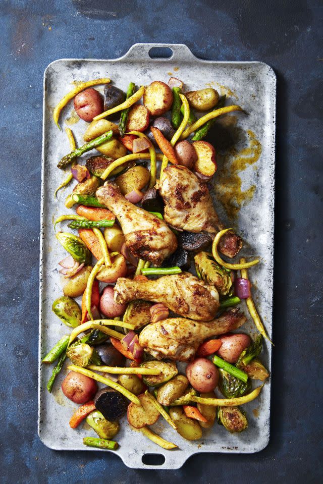 Rustic Smoky Glazed Chicken and Veggie Bake