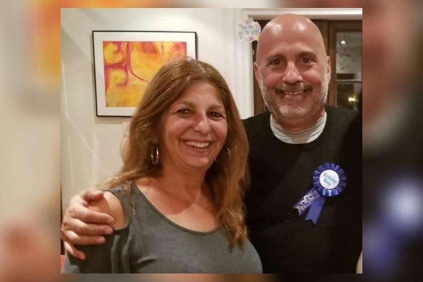 Palm Beach Maritime Academy administrator Reno Boffice, shown here with his sister, Louise, was diagnosed with COVID-19, the ailment caused by the coronavirus.