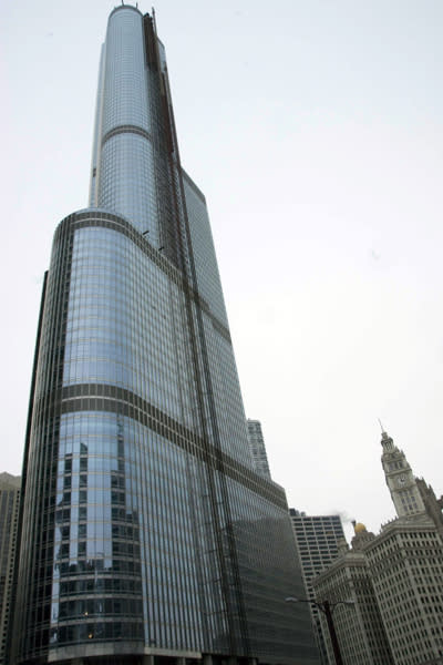 The Trump International Hotel and Tower is a skyscraper condo-hotel and the 10th tallest building in the world. Dominating the Chicago skyline at an incredible 98-storeys high (356m), the building was the world's highest residence above ground level until it was overtaken by the Burj Khalifa in Dubai.