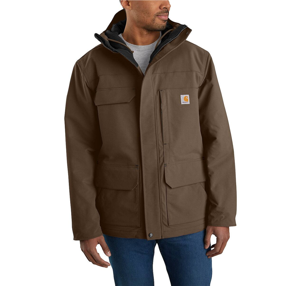 <p><a href="https://go.redirectingat.com?id=74968X1596630&url=https%3A%2F%2Fwww.carhartt.com%2Fproduct%2F105002%2Fsuper-dux-relaxed-fit-insulated-traditional-coat---4-extreme-warmth-rating%3FcolorCode%3Dundefined_SW&sref=https%3A%2F%2F" rel="nofollow noopener" target="_blank" data-ylk="slk:Shop Now;elm:context_link;itc:0;sec:content-canvas" class="link ">Shop Now</a></p><p>Super Dux Coat (4-Extreme Warmth)</p><p>$139.99</p>