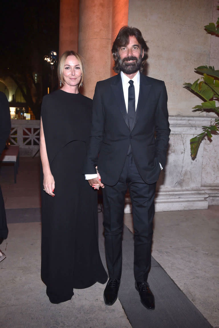 <p>Frida Giannini and Patrizio di Marco</p>