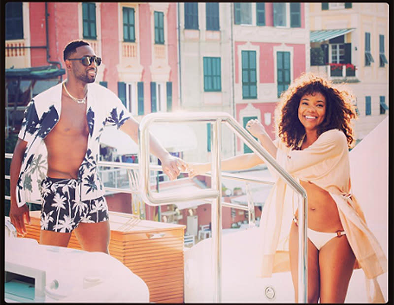 Dwyane Wade and Gabrielle Union