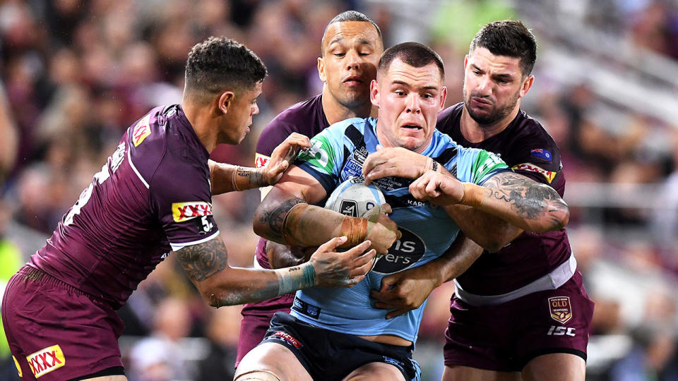 A wrist injury has seen David Klemmer ruled out of Origin II. 