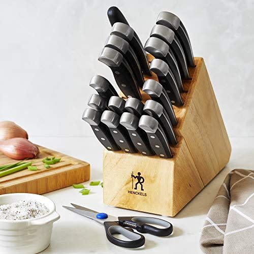 9) HENCKELS Premium Quality 20-Piece Statement Knife Set with Block