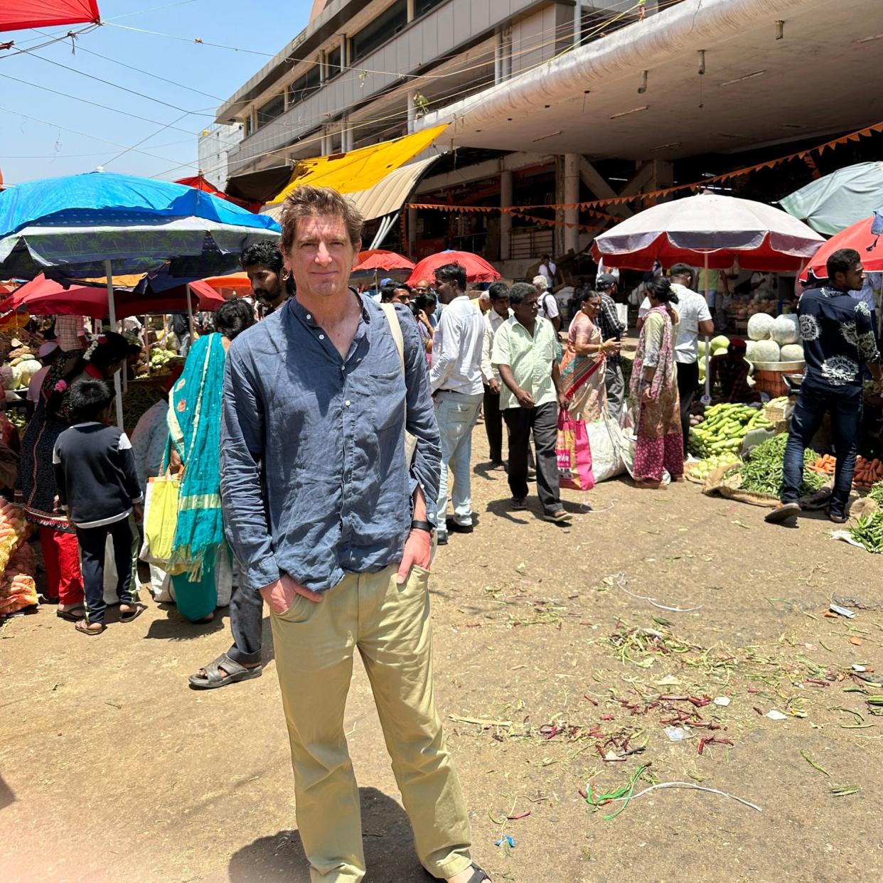 Marcel Theroux in Bangalore