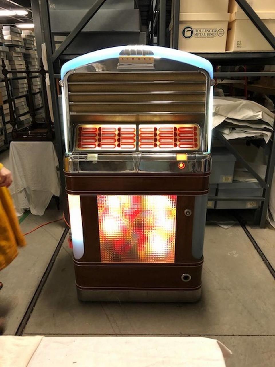 This Aireon Jukebox is in storage at the Kansas City Museum. It is expected to go on display to the public this fall.