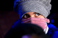 <p>A displaced Iraqi girl, who fled a village controlled by Islamic State militants, is shown at the refugee camp in Hammam Ali, south of Mosul, Iraq, Feb. 24, 2017. REUTERS/Alaa Al-Marjani </p>