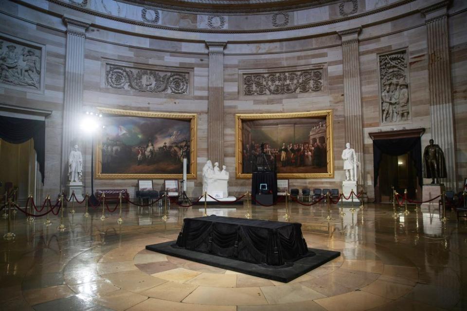 McCain's casket