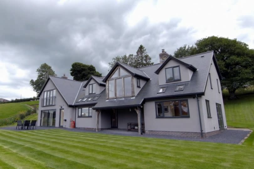 The converted house in Wales was stunning