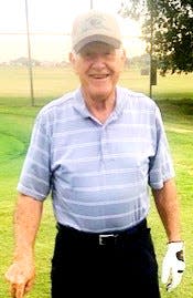 88-year-old golfer Ben Lewis often shoots scores that match his age, or younger, at Adams Golf Course.
