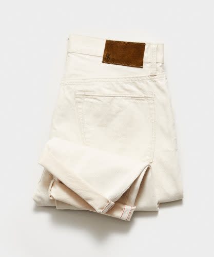 Todd Snyder Slim Fit Lightweight Japanese Selvedge Jean in Canvas