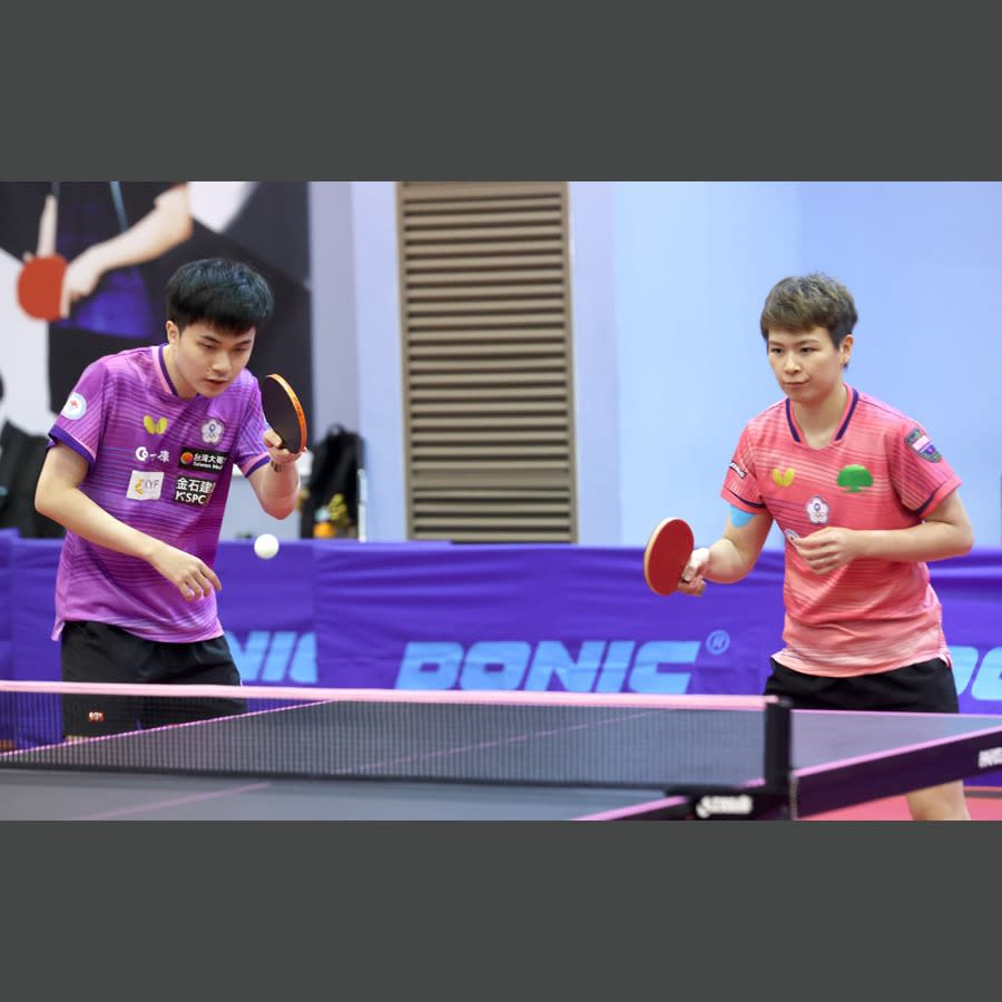 林昀儒與陳思羽將攜手征戰巴黎奧運桌球混雙賽事。記者劉學聖／攝影