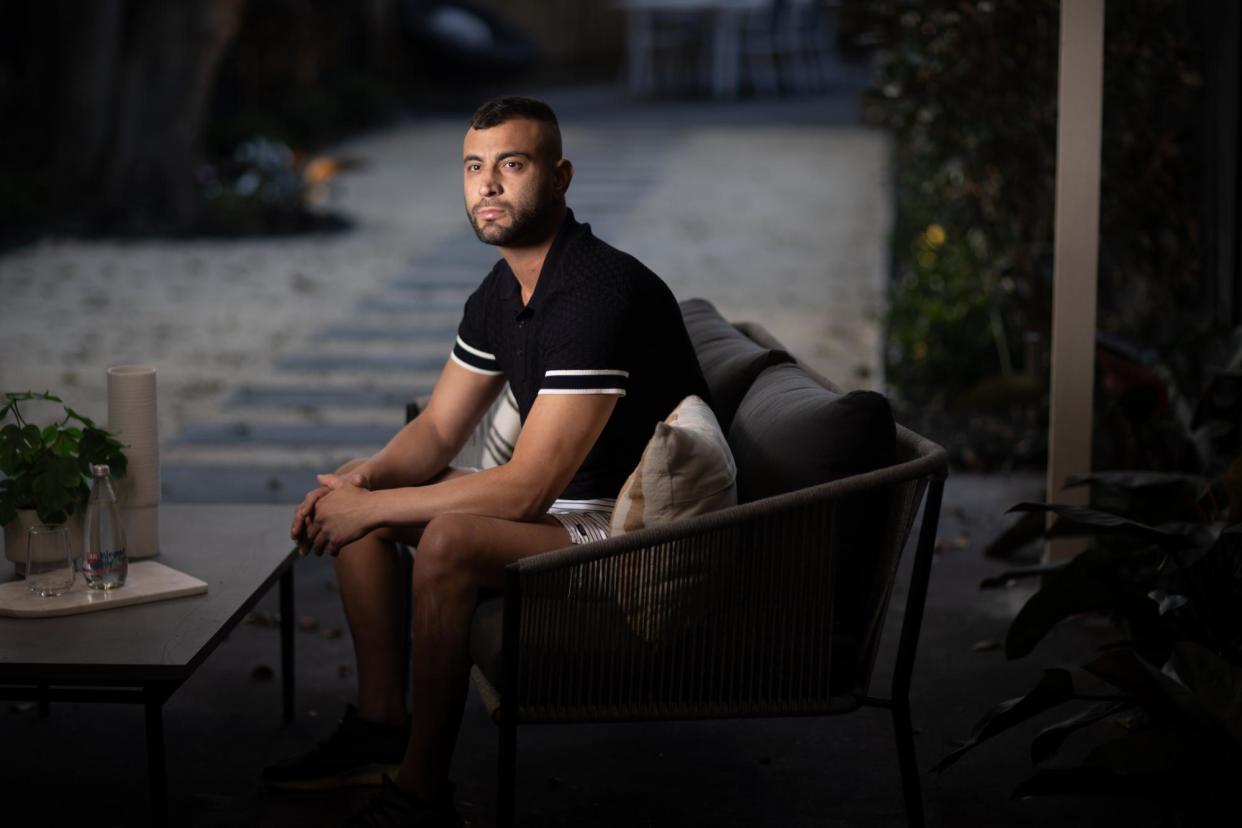 <span>Dimitri Chrisis says since taking over the sales process for his house in Marrickville, he has found buyers are happy not to be dealing with a real estate agent.</span><span>Photograph: Mike Bowers/The Guardian</span>