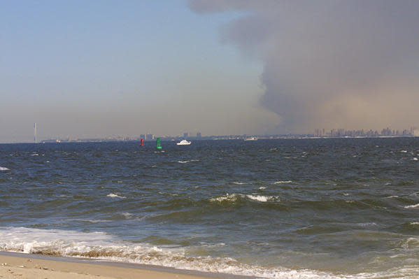 The view from Sandy Hook.