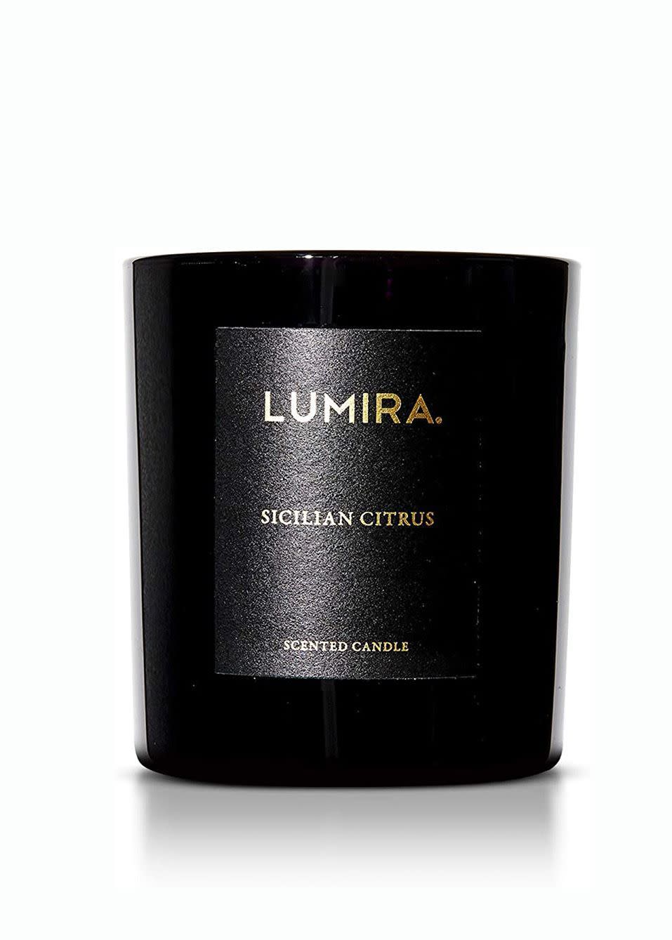 9) Lumira Sicilian Citrus Candle