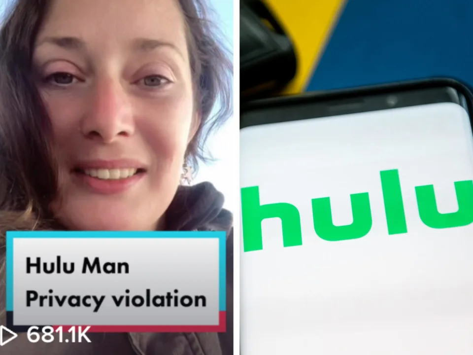 "hulu man privacy violation" TikTok caption