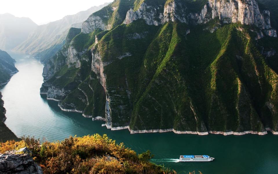 The Three Gorges are found in one of the Yangtze river's most spectacular sections - Getty