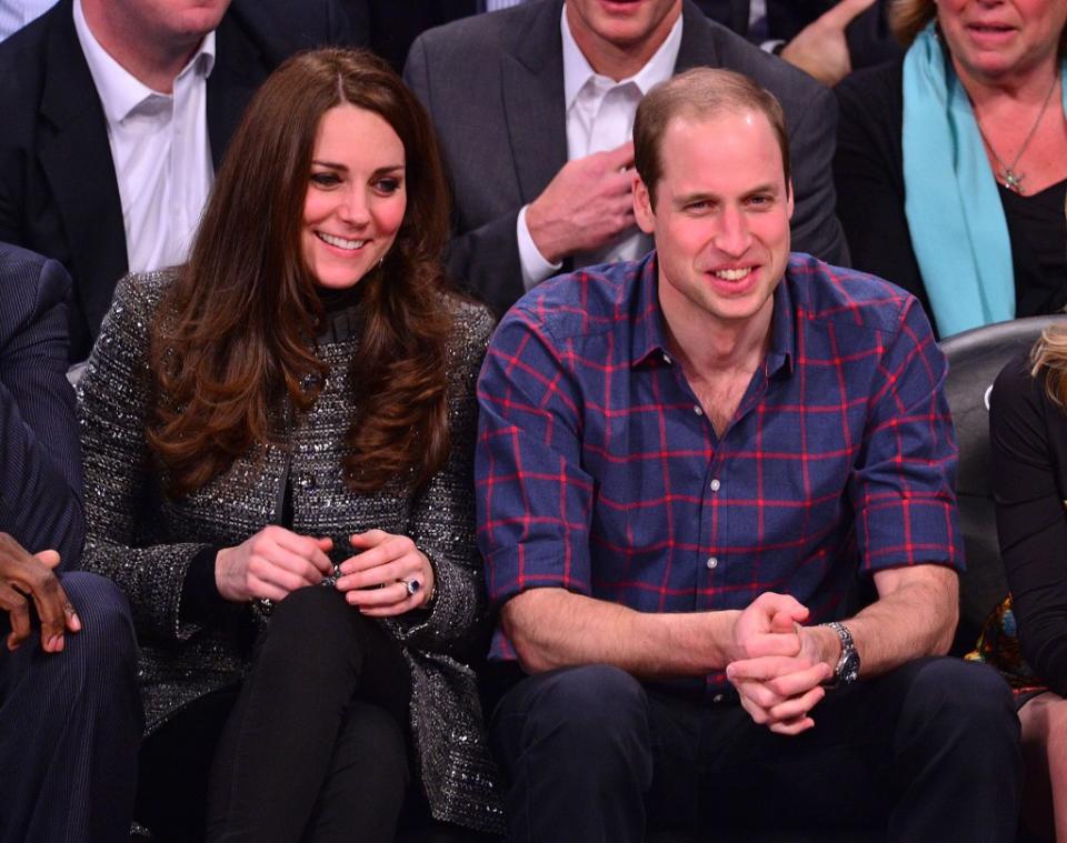 The royal couple even went to the Barclays Center for a basketball game. WireImage