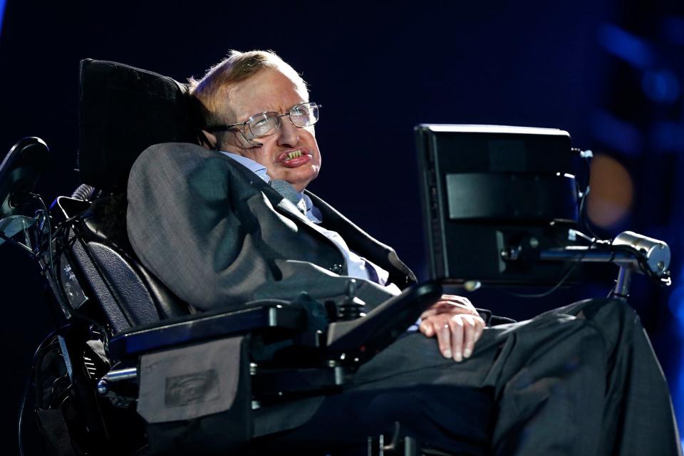 British physicist Professor Stephen Hawking died in March aged 76: Matt Dunham/AP