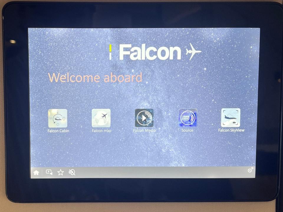 A Falcon control panel.