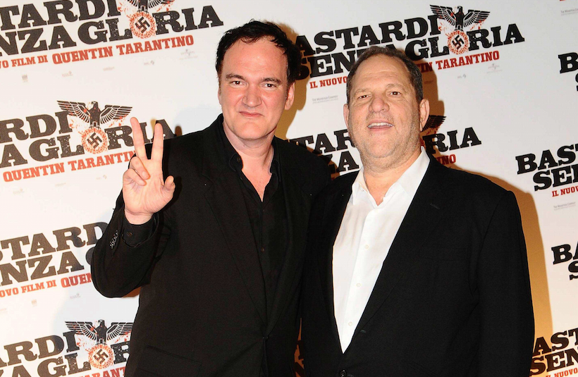 Tarantino and Weinstein (Credit: Rex)