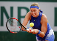 Tennis - French Open - Roland Garros, Paris, France - 28/5/17Czech Republic's Petra Kvitova in action during her first round match against USA's Julia BoserupReuters / Pascal Rossignol