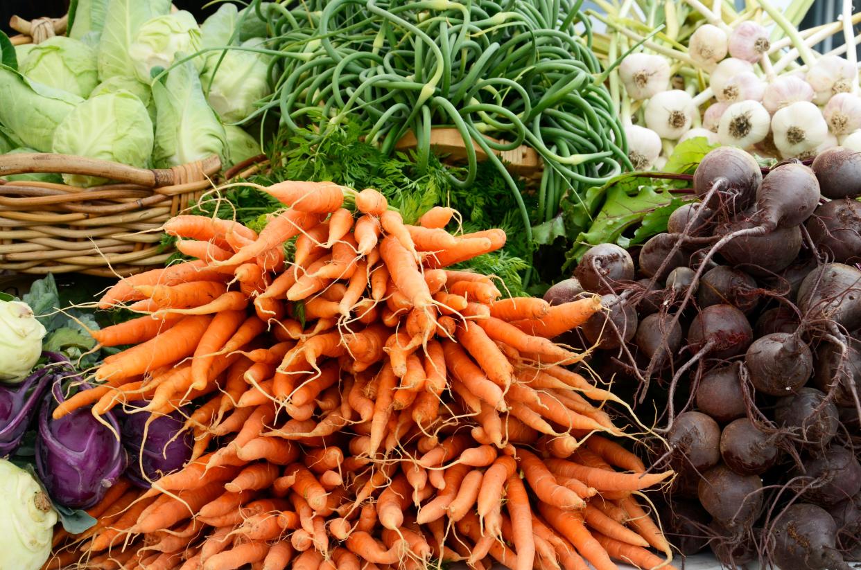 Plenty of fresh produce was available for sale on Friday, July 28, 2023 during the Petoskey Farmers Market.