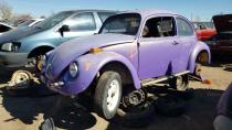 <p>Production of the <a href="https://en.wikipedia.org/wiki/Volkswagen_Beetle" rel="nofollow noopener" target="_blank" data-ylk="slk:original Volkswagen Type 1 Beetle;elm:context_link;itc:0;sec:content-canvas" class="link ">original Volkswagen Type 1 Beetle</a> began in Germany in 1938 and continued all the way through the very last <a href="https://www.youtube.com/watch?v=JiduzCiB3Yo" rel="nofollow noopener" target="_blank" data-ylk="slk:Volkswagen Sedán Última Edición;elm:context_link;itc:0;sec:content-canvas" class="link "><em>Volkswagen Sedán Última Edición</em></a>, which rolled off the assembly line in Mexico in 2004. In the United States, <a class="link " href="https://www.autoblog.com/volkswagen/beetle/" data-ylk="slk:Beetle;elm:context_link;itc:0;sec:content-canvas">Beetle</a> convertibles could be purchased new through 1979, but 1977 was the final model year for the regular Beetle sedan on these shores. Even in the current century, I <a href="http://www.murileemartin.com/Junkyard/JunkyardGallery-Volkswagen.html" rel="nofollow noopener" target="_blank" data-ylk="slk:find a few Super Beetles;elm:context_link;itc:0;sec:content-canvas" class="link ">find a few Super Beetles</a> each year during <a href="http://www.murileemartin.com/JunkyardGalleryHome.html" rel="nofollow noopener" target="_blank" data-ylk="slk:my junkyard journeying;elm:context_link;itc:0;sec:content-canvas" class="link ">my junkyard journeying</a>, but true full-torsion-bar-suspension Beetles have become rare car-graveyard finds in recent decades; I was pleased to find this '74 in a yard in northeastern Colorado. <a href="https://www.autoblog.com/2019/11/03/junkyard-gem-1974-volkswagen-beetle/" data-ylk="slk:Read more;elm:context_link;itc:0;sec:content-canvas" class="link "><em>Read more</em></a>.</p>