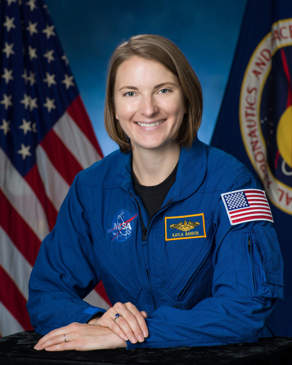 Astronaut Kayla Barron / Credit: Bill Stafford / NASA