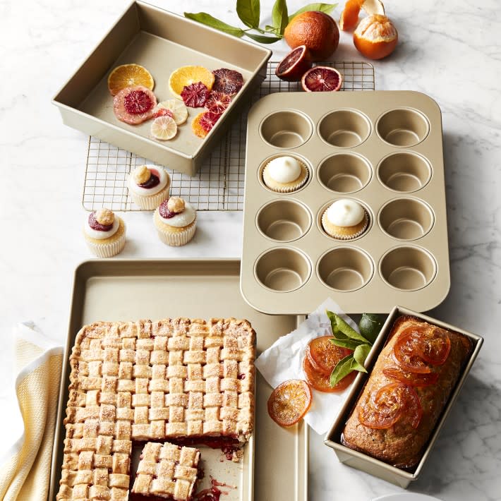 <p><a href="https://go.redirectingat.com?id=74968X1596630&url=https%3A%2F%2Fwww.williams-sonoma.com%2Fproducts%2Fws-goldtouchpro-ultimate-6pc-set&sref=https%3A%2F%2Fwww.housebeautiful.com%2Fshopping%2Fg60630997%2Fgifts-for-bakers%2F" rel="nofollow noopener" target="_blank" data-ylk="slk:Shop Now;elm:context_link;itc:0;sec:content-canvas" class="link rapid-noclick-resp">Shop Now</a></p><p>Goldtouch Pro Nonstick 6-Piece Ultimate Set</p><p>williams-sonoma.com</p><p>$129.95</p>