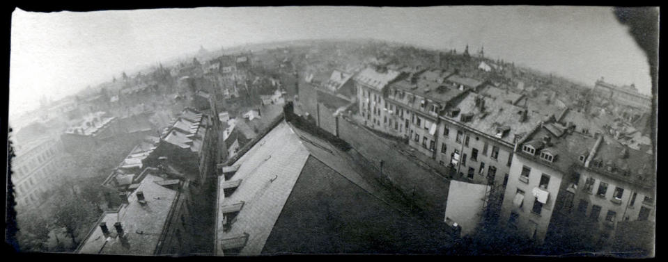 The first aerial photograph was taken in 1858 by Frenchman Gaspard-Felix