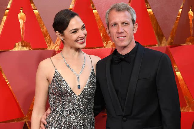 ANGELA WEISS/AFP via Getty Gal Gadot and Jaron Varsano in 2018