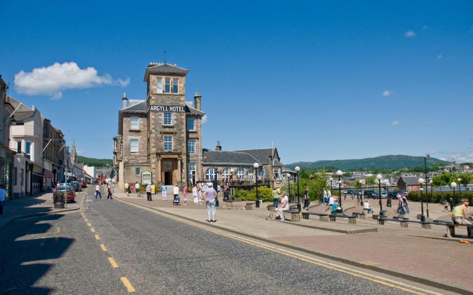 Dunoon is the main town on the Cowal peninsula in the south of Argyll and Bute - D.G.Farquhar / Alamy 