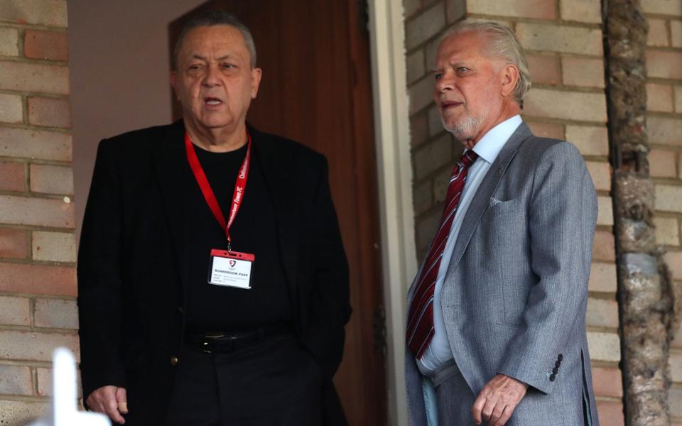 David Sullivan and David Gold were caught up in an extraordinary war of words in the summer - PA