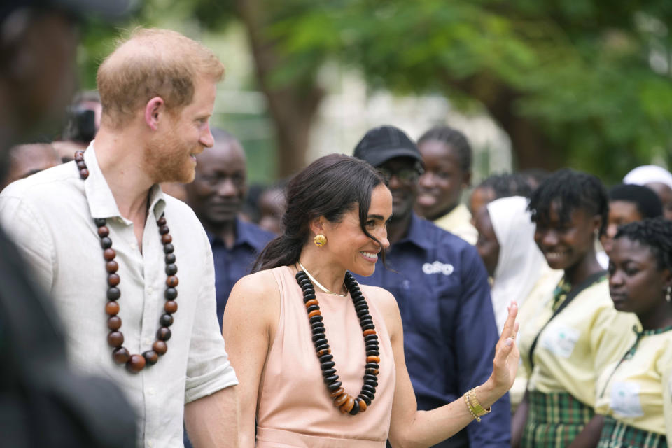 Le prince Harry et Meghan Markle en voyage au Nigeria