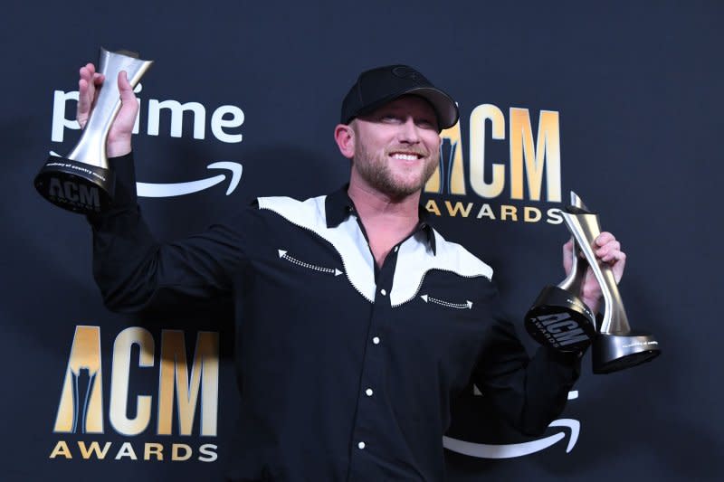 Cole Swindell attends the Academy of Country Music Awards in May. File Photo by Ian Halperin/UPI