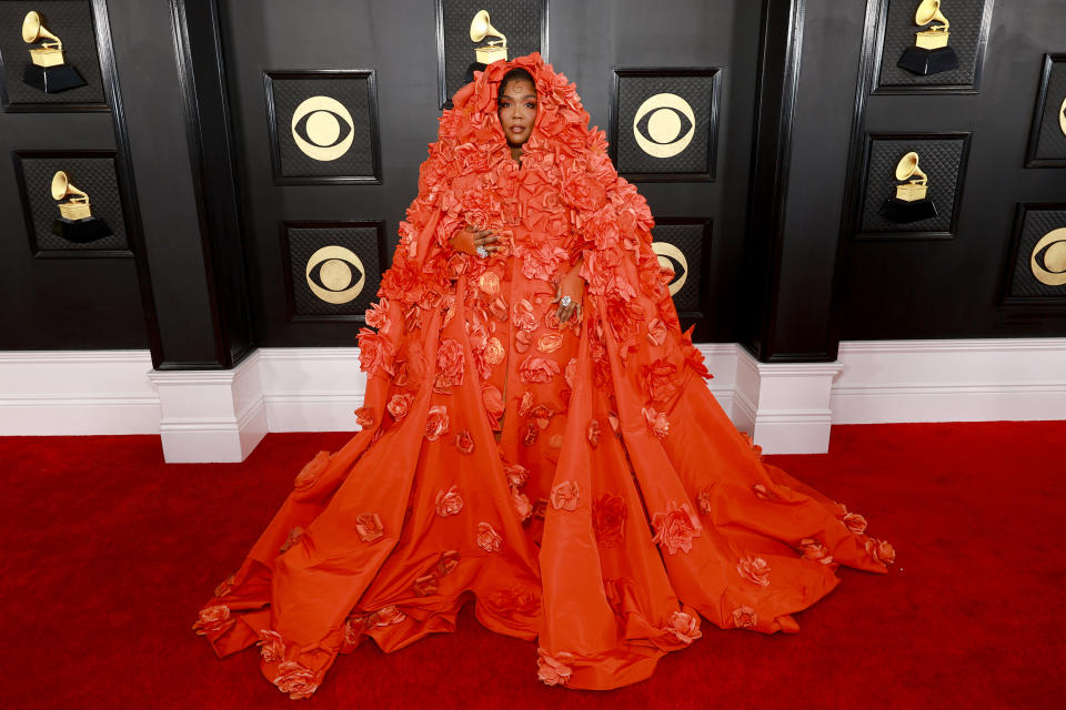 Lizzo attends the 65th GRAMMY Awards  (Matt Winkelmeyer / Getty Images )