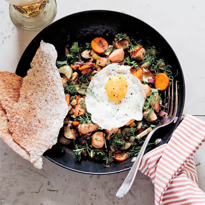 Salmon hash from 'Salmon Cookbook'