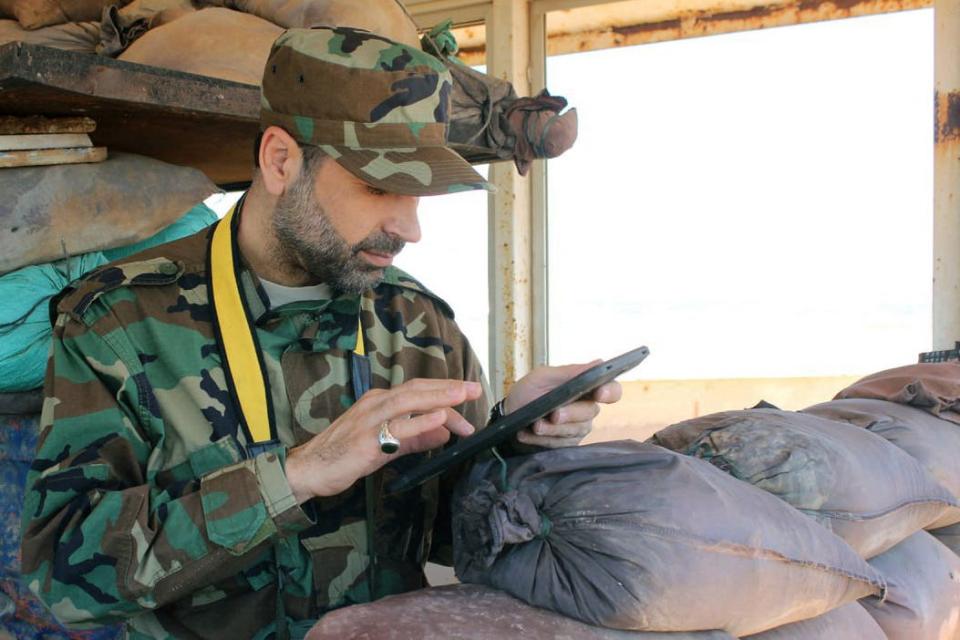 An undated handout photo released by the Hezbollah military media press office on Telegram on Jan. 8, 2024, shows Hezbollah Military Commander Wissam Hassan Al-Tawil at an undisclosed location.