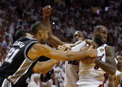 NBA Finals 2013: Miami Heat repeat as champions, and the celebration begins  