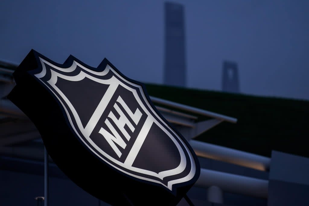 The Boston Bruins decided Sunday to rescind their contract offer to prospect Mitchell Miller, who had his deft rights relinquished by Arizona for bullying a Black classmate with developmental disabilities in middle school.. (Photo by Yifan Ding/NHLI via Getty Images)