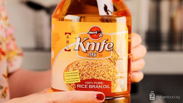 Knife rice bran oil