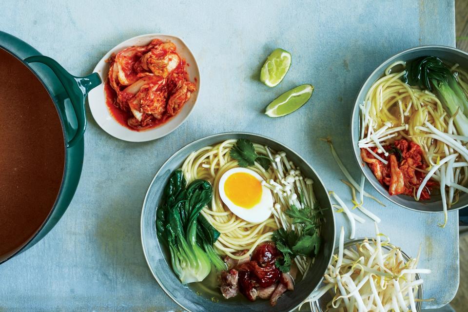 Ramen with Smoked Turkey Broth