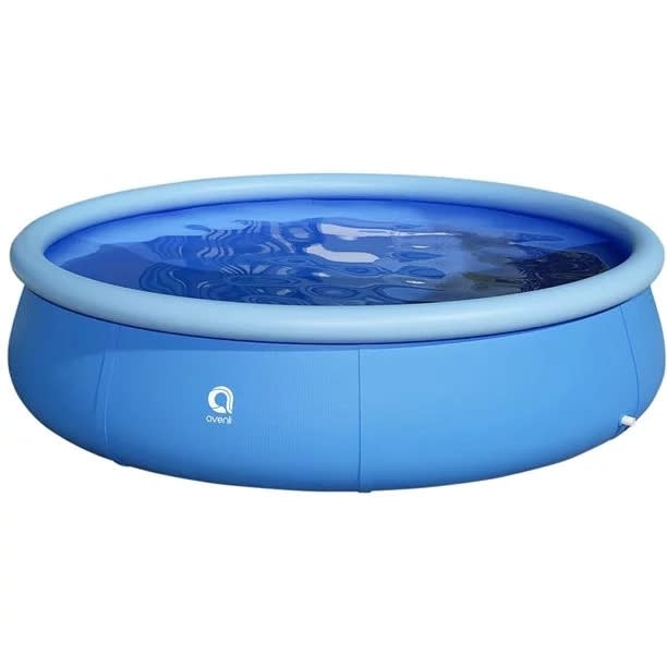 SUGIFT Pool 12ft x 30in Easy Inflatable Above Ground Swimming Pool