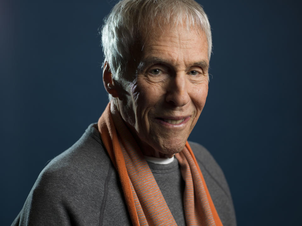 This May 6, 2013 photo shows composer Burt Bacharach posing for a portrait in promotion of his memoir, "Anyone Who Had A Heart: My Life and Music," in New York. (Photo by Scott Gries/Invision/AP)