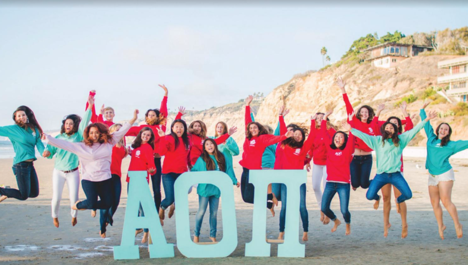 Most Undergraduate Chapters: Alpha Omicron Pi