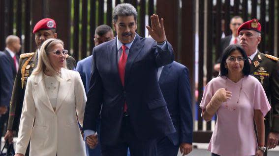 Nicolás Maduro e seu círculo próximo