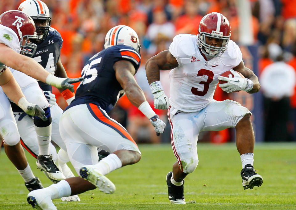 Trent Richardson is the second Alabama running back to be a finalist in the last three years. Former teammate Mark Ingram won the Heisman in 2009. (Photo by Kevin C. Cox/Getty Images)