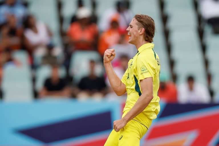 Teenage dream: Australia have placed 19-year-old paceman Mahli Beardman on standby for the upcoming one-day international series away to England (PHILL MAGAKOE)